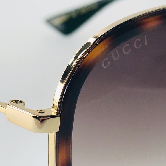 Gucci Brown Gradient Sunglasses GG0062S 012 57. - Picture 10 of 14